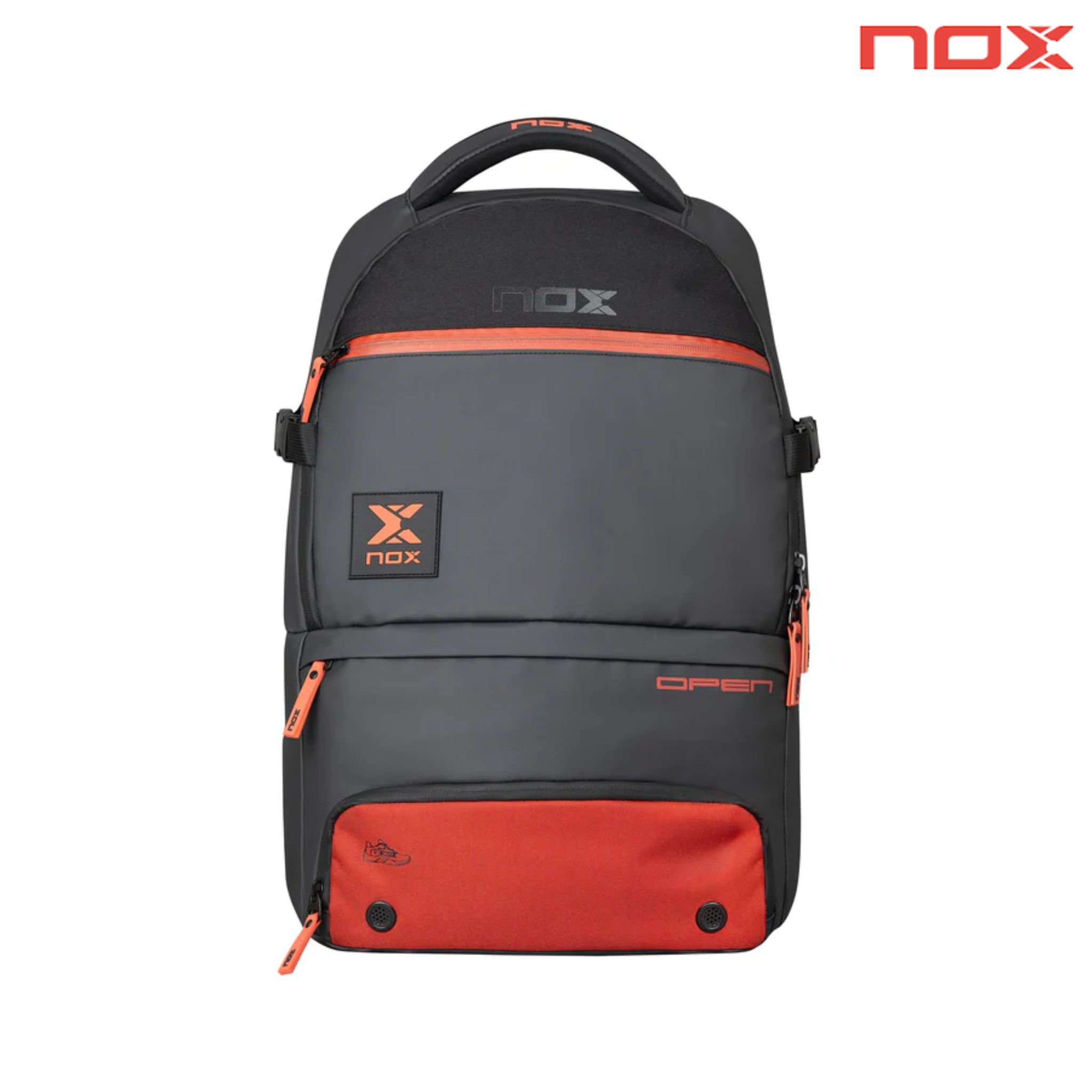 Nox luxury open series black/red backpack