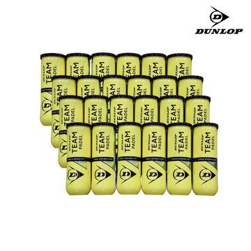 Dunlop Team Balls Box (24 x 3 pieces) | Padel Balls