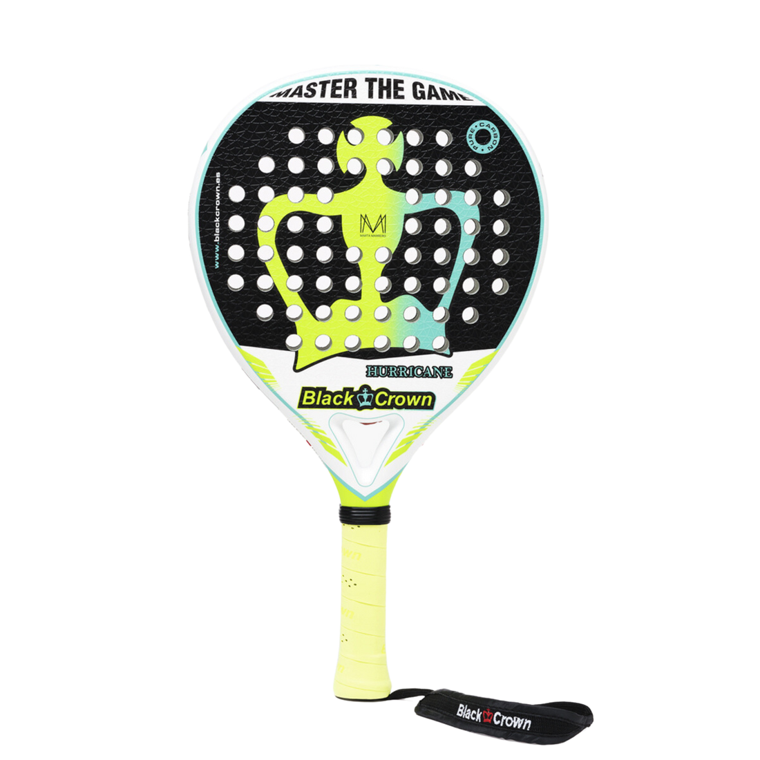 Black Crown Padel Racket Hurricane