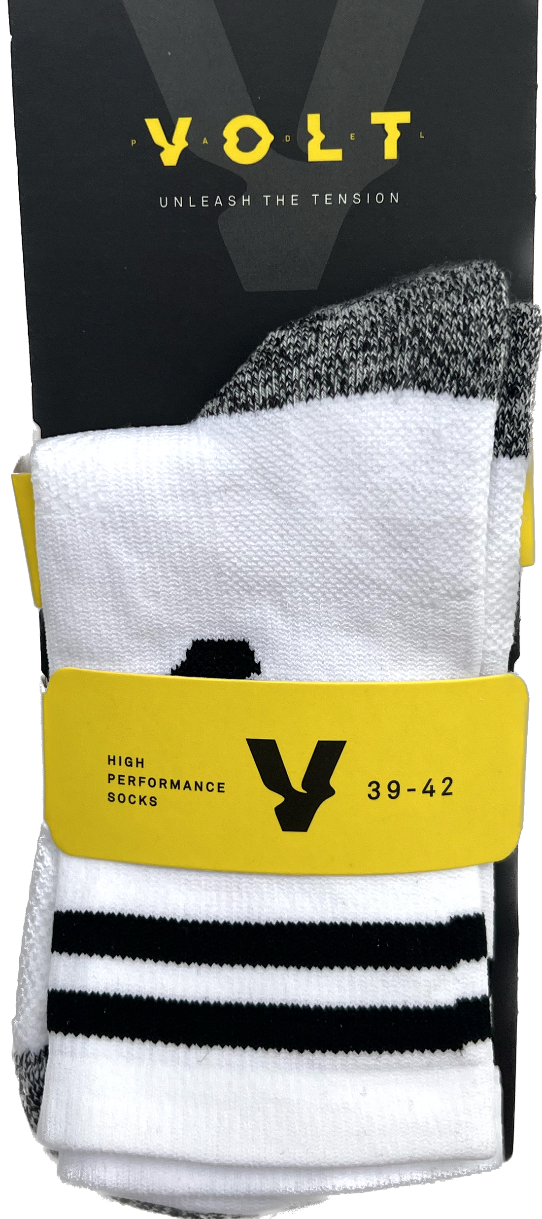Volt Socks White Performance | Padel Clothing