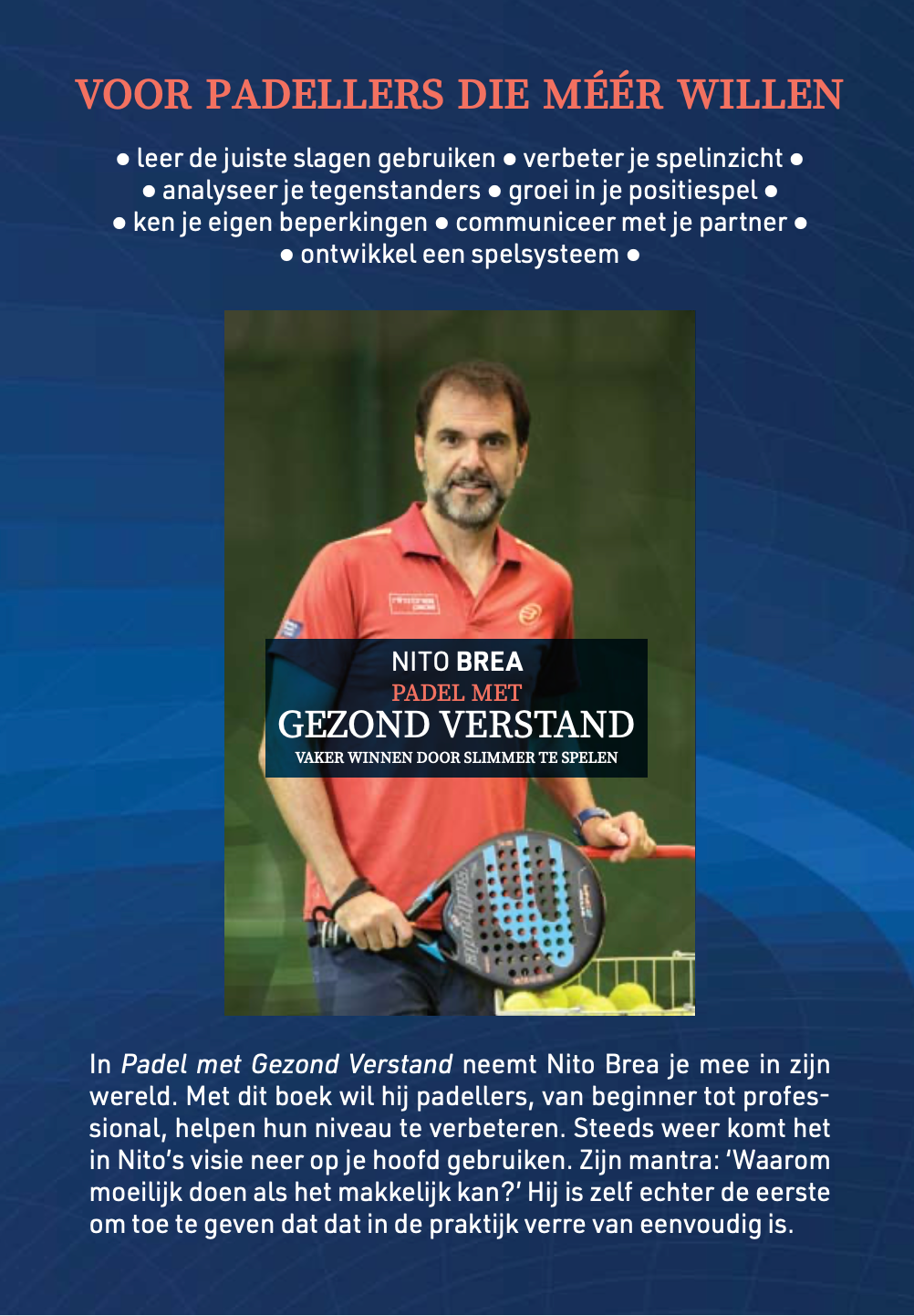 Padel met gezond verstand | Padel Books