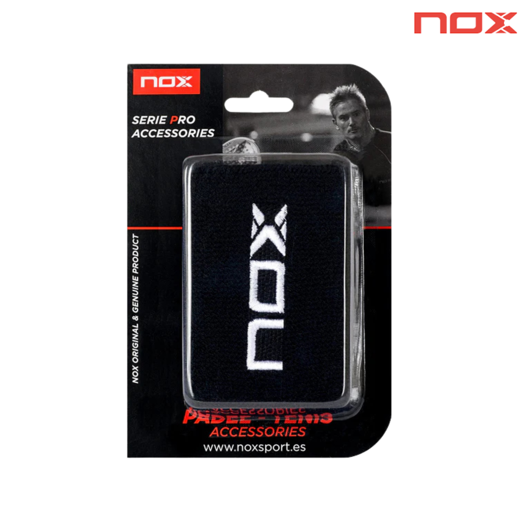 Nox Padel Wristband Black/White
