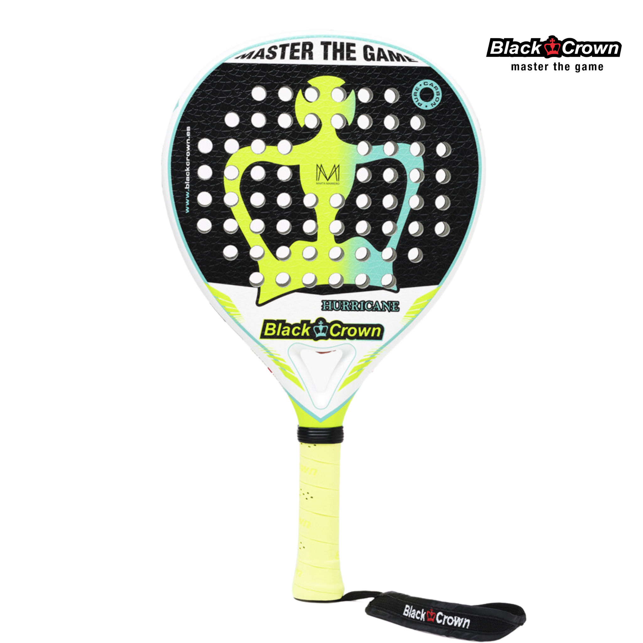 Black Crown Padel Racket Hurricane