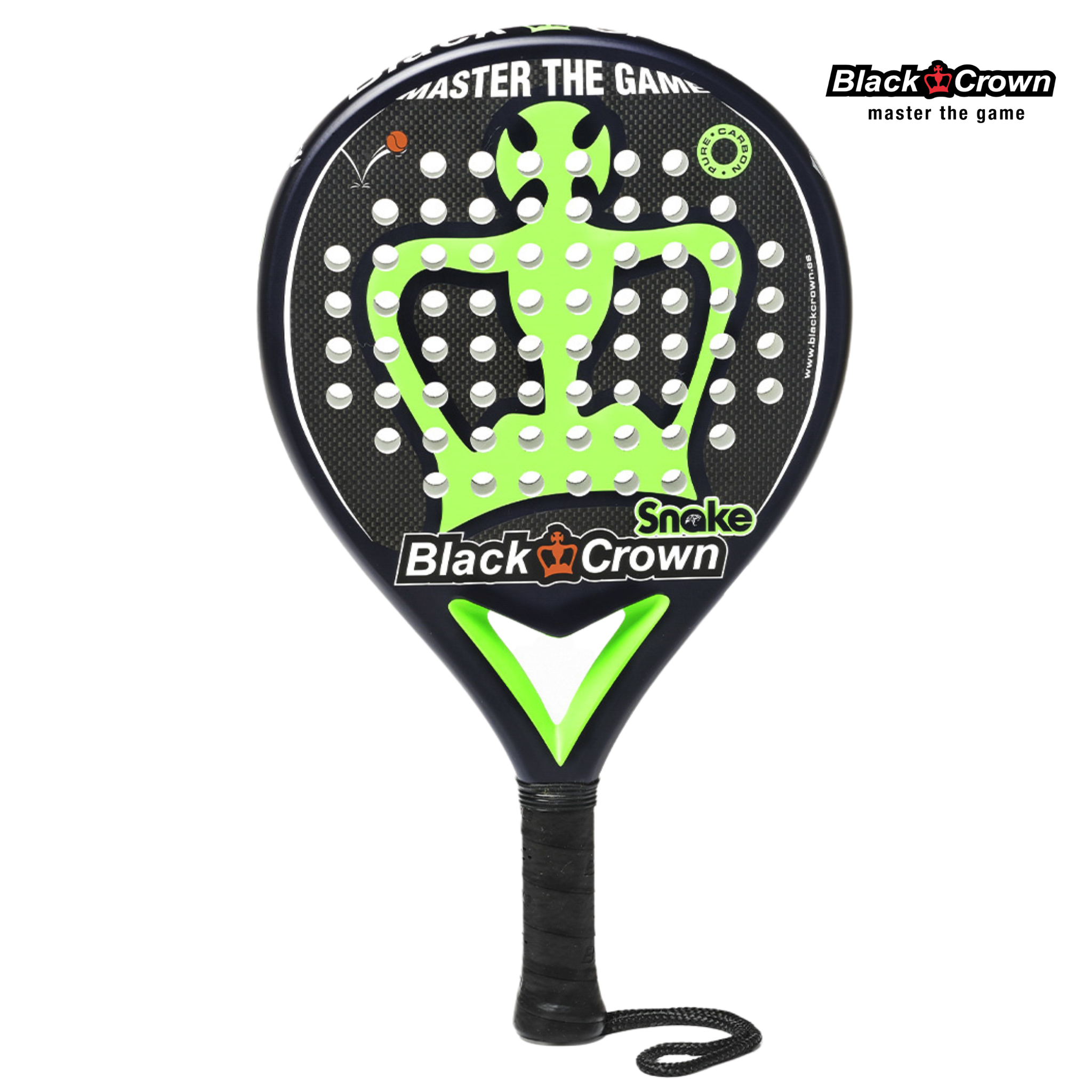 Black Crown Padel Racket Snake